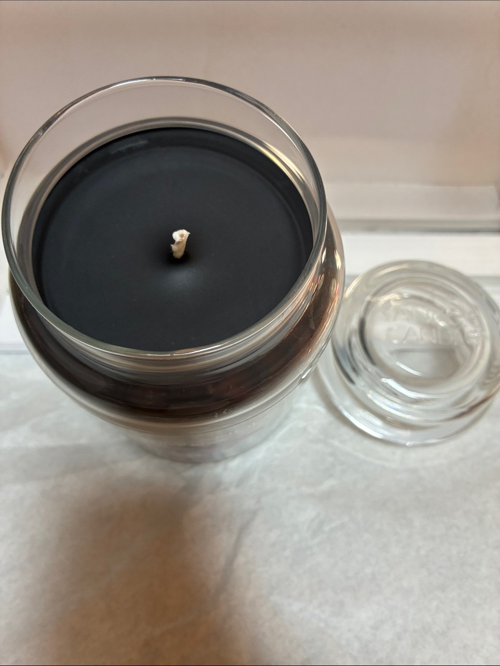 Yankee Candle Witches' Brew Jar — Black with Purple & Green Label - Picture 3 of 4